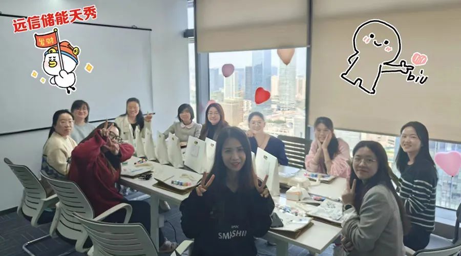 花开十里，美丽如你 | XPJ储能举办三八妇女节艺术DIY活动