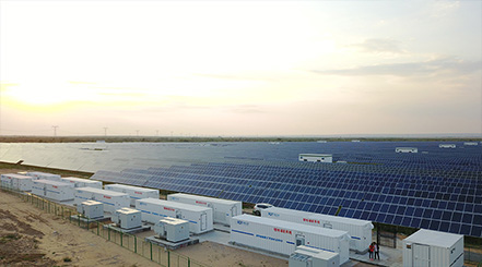 国内首个5MW/10MWh，35kV大型地面弃光储能电站（2016）